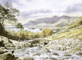 Ashness Bridge Overlooking Skiddaw