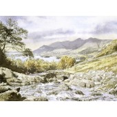 Ashness Bridge Overlooking Skiddaw