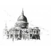 St Paul's Cathedral (Pen & Ink)